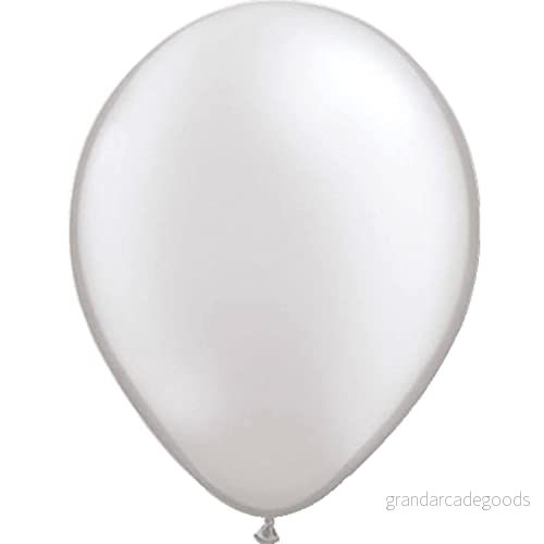 Folat Silver Metallic Balloons 30cm 100 stycken 8714572081191
