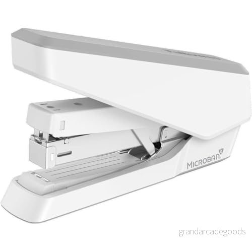 Fellowes 5016301 LX870 häftapparat med Easy Press teknik och Microban beläggning, Kapacitet 40 ark, 24/6mm 26/6mm häftklamrar Vit 43859786817