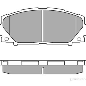MEYLE 025 243 4717 Jeu de plaquettes frein TOYOTA: Yaris II 3/5 portes, III Prius C 5 DAIHATSU: Charade VIII portes 4040074063910