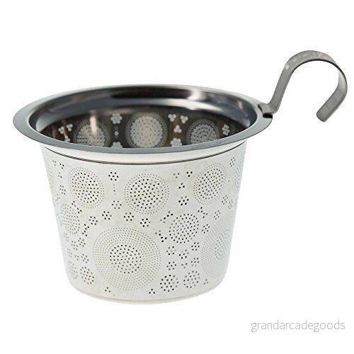 Egenskap Teaeve sil av rostfritt stål för porslinsmugg i färgen silver, BPA fri, 8999 4260082935973