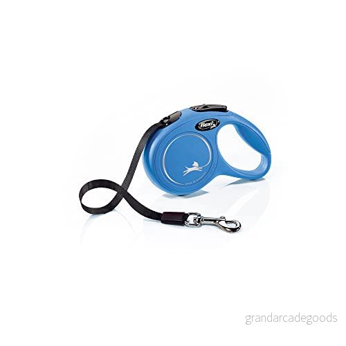 Flexi New Classic Koppel Max 12 kg Blå 3 m 4000498023112