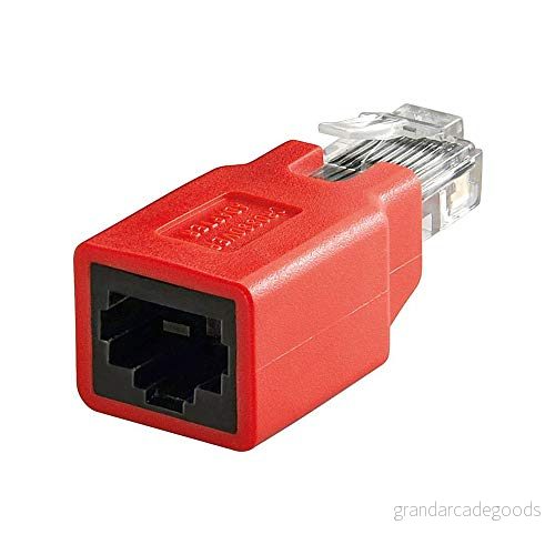 Goobay 68912 RJ45-korskopplare - Röd - CAT5e 4040849689123