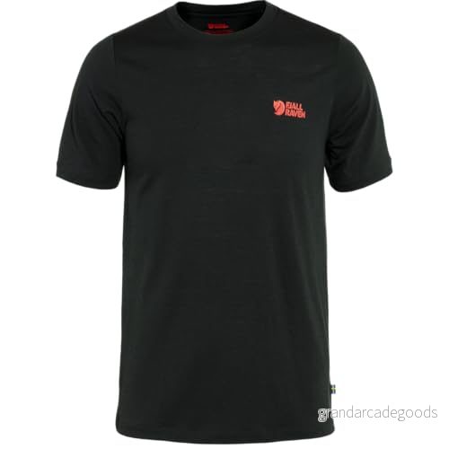 Fjällräven Abisko LOGO Tshirt till träning, Storlek: XL, Black 7323450849627