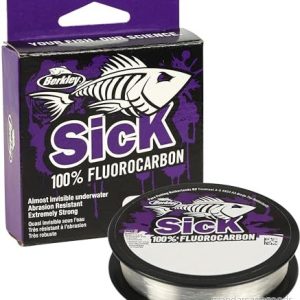 Berkley Sick Fluorkarbonledare, fiskelina, snabbt sjunkande osynlig rovdjur fiskelina för sötvatten och saltvatten havsfiske, abborre, zander, öring, klar, 0,40 mm 12,6 kg 12,2 50 m 54 yd 28632982778 Berkley Sick Fluorkarbonledare, fiskelina, snabbt sjunkande osynlig rovdjur fiskelina för sötvatten och saltvatten havsfiske, abborre, zander, öring, klar, 0,40 mm 12,6 kg 12,2 50 m 54 yd 28632982778
