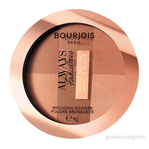 Bourjois Always Fabulous Long Lasting Bronzing Powder, Lång Hållbarhet Ljus Finish Jord, 002 Mörk 3616301175773