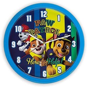 Kidslicensing Paw Patrol Väggklocka Barns dekorativa Klocka 25 cm 8435507834698 Kidslicensing Paw Patrol Väggklocka Barns dekorativa Klocka 25 cm 8435507834698