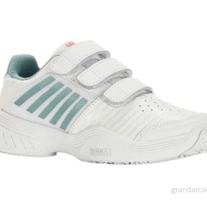 K Swiss Court Express Strap Omni tennissko, White Nile Blue Desert Flower, 28.5 EU 196483103656
