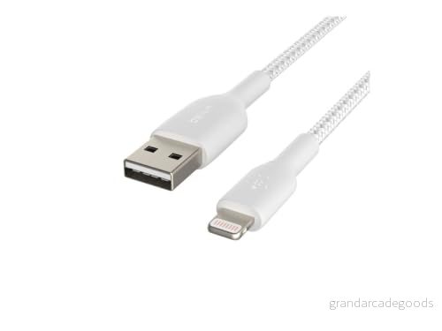 Belkin Boost Charge Lightning Braided Cable 1 Meter Vit 745883788736