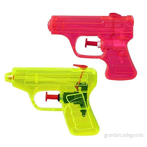 Boland 30774 vattenpistoler, 2 stycken, storlek 7,5 x 10 cm, plast, vattenstänk, pistoler, vattenspel, sommar, vattenkanoner, present, barns födelsedag 8712026307743