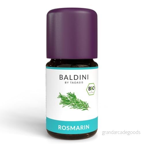 Baldini Rosmarinolja BIO, 100% naturlig eterisk ekologisk rosmarinolja, arom, 5 ml 4025121082168