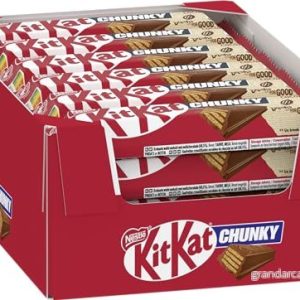 KitKat Chunky Milk 40 gram Doos 24 stuks 3800020488829 KitKat Chunky Milk 40 gram Doos 24 stuks 3800020488829