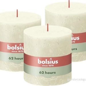 Bolsius Rustik pelarljus XXL elfenben 3 pack lång brinntid på 62 timmar hushållsljus inredning oparfymerad naturligt veganskt vax ingen palmolja 10 x cm 8717847143426 Bolsius Rustik pelarljus XXL elfenben 3 pack lång brinntid på 62 timmar hushållsljus inredning oparfymerad naturligt veganskt vax ingen palmolja 10 x cm 8717847143426