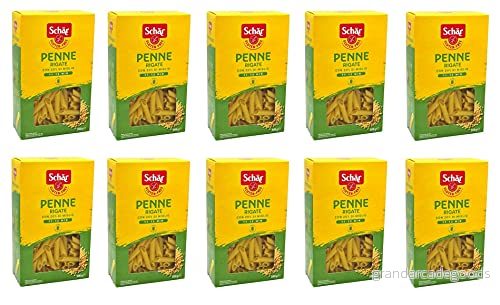 10x SCHÄR Senza glutine Penne Rigate glutenfri pasta med 20 % hirs 500 g 8008698005880 10x SCHÄR Senza glutine Penne Rigate glutenfri pasta med 20 % hirs 500 g 8008698005880