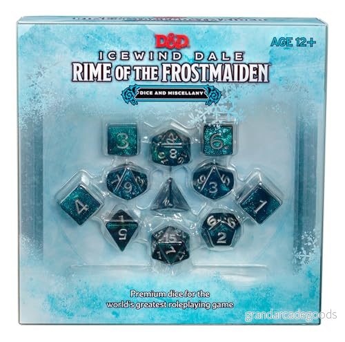 Dungeons & Dragons Icewind Dale: Rime of the Frostmaiden kub och tillbehör (engelsk version) 9780786967148