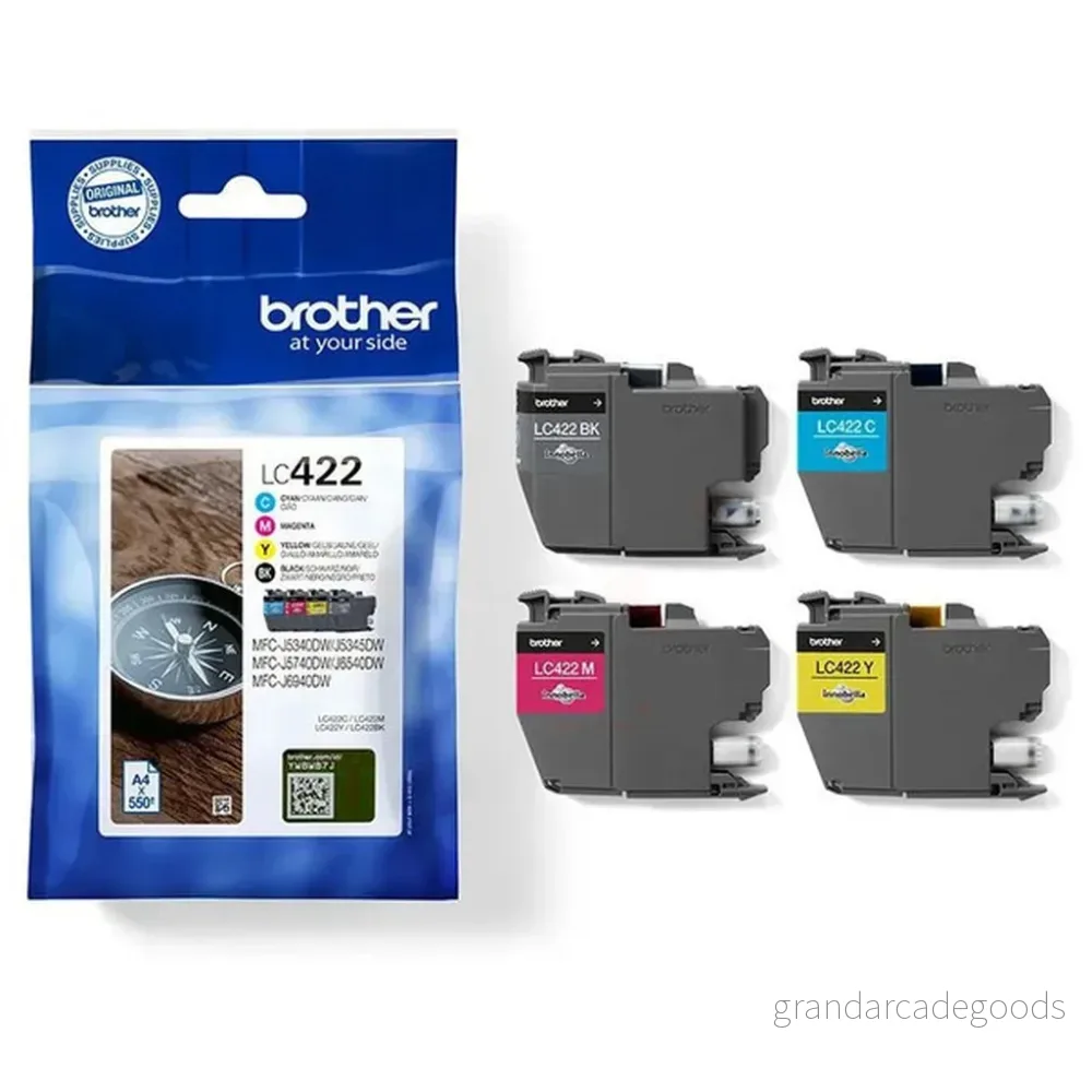 Brother LC 422 Multipack Bläckpatron Blå 4977766818926