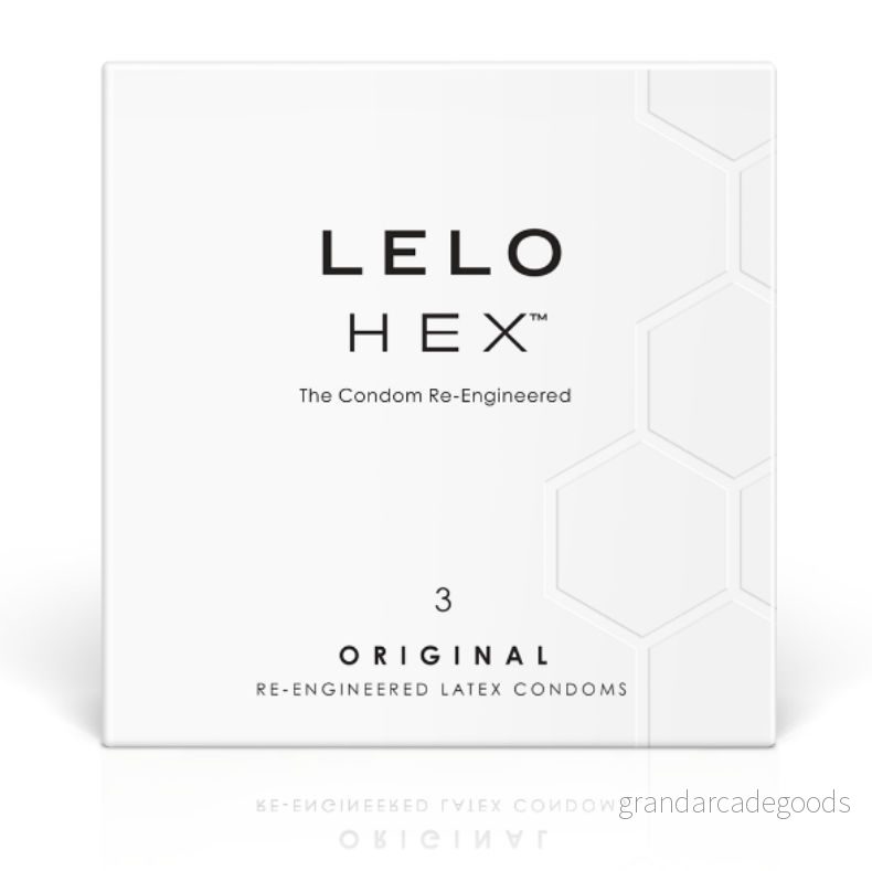 LELO HEX Original Tunna kondomer med ökad hållfasthet, ultratunna kondomer, gjorda för män (3 pack) 7350075022470