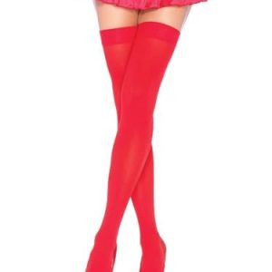 LEG AVENUE 6672 Nylon Thigh Highs, Einheitsgröße (Rot) 714718006406 LEG AVENUE 6672 Nylon Thigh Highs, Einheitsgröße (Rot) 714718006406