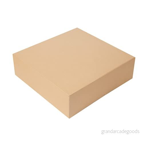 50 st Fönsterlösa bakverk 'Thepack' 240 G/M2 32X32X10 Cm Naturlig Nano Micro Vågig Kartong 8420499253534