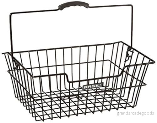 Basil Luxe, Bak, Cykelkorg, Stål, Svart, 5 kg, 410 mm 8715019110313