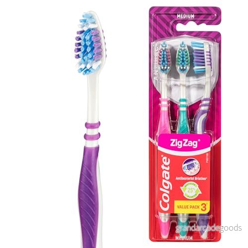 Colgate Zigzag tandborste, 3 st (paket med 1) 8714789135243