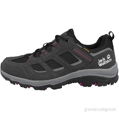 Jack Wolfskin Dam Vojo 3 Texapore Low W utomhusskor, Mörkstål lila, 35.5 EU 4060477703817