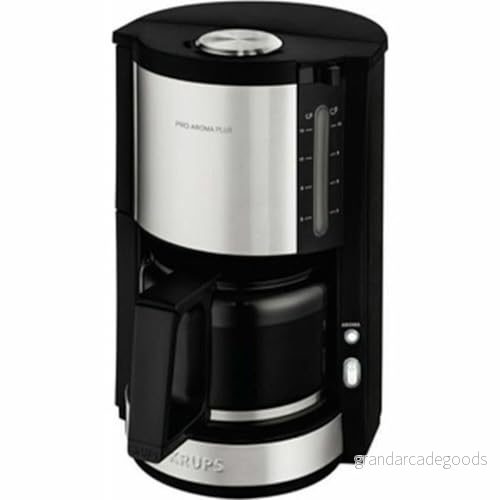Krups KM 321 PROAROMA PLUS Glaskaffemaskin, Svart, 1.25 L 3045386373857