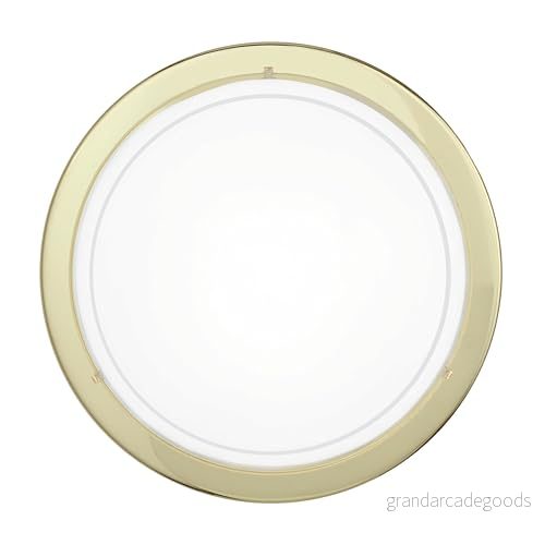 EGLO PLANET 1 Vägg och takbelysning mässing/vit, klar 9002759831578