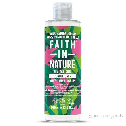 Faith In Nature naturlig drakfrukt balsam, vitaliserande, vegansk och fri från djurförsök, utan SLS eller parabener, för alla hårtyper, 400 ml 708002041051