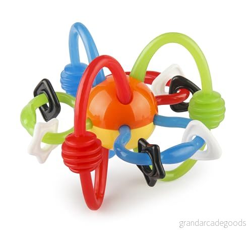 INFANTINO Multi Sensory Teether and Rattle, colour 3021105048855