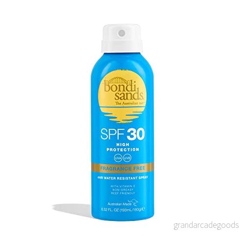 Bondi Sands Sunscreen Aerosol MIST SPF30 Fragrance FREE 160G Solskydd, Storlek: 160 g, Clear 810020171044