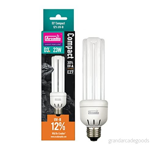 Arcadia D3+ Compact E27 12% UVB 23W 830857009914