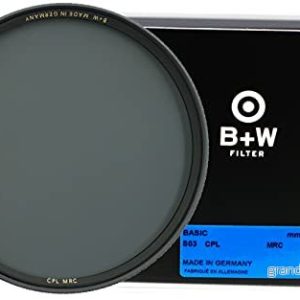 B+W polariserande fiter cirkulär S03 Basic Line 95 mm, MRC 16 x, grepp rotation, för vidvinkel till teleobjektiv 1100757 4012240045945
