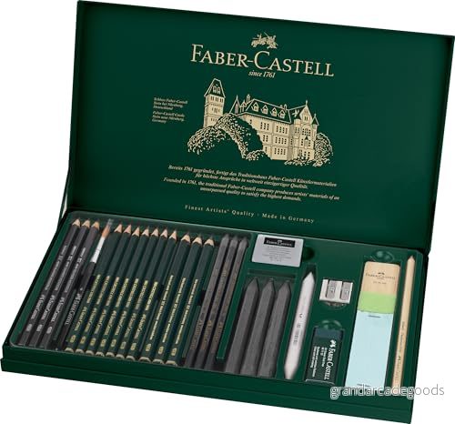 Faber-Castell 112974 Pitt Grafitset i Metallfodral - Stor - 26 Delar 4005401129745