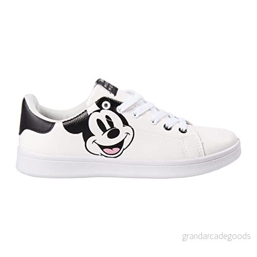 CERDÁ LIFE'S LITTLE MOMENTS Vit, Mickey Mouse Barn Sneakers Sportskor Kombination av stil, Komfort och Sport Optima, 34 EU, EU 8445484181401