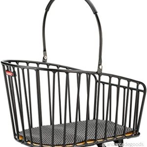 KLICKfix Unisex vuxen bakhjulskorg 2128019620 bakhjulskorg, svart, 42 x 28 25 cm 4030572102853