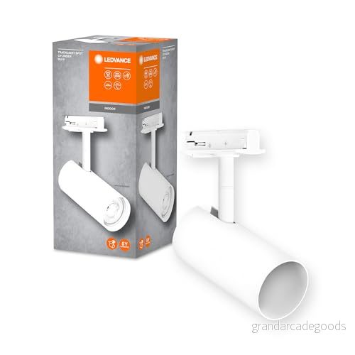 LEDVANCE TRACKLIGHT skensystem armaturhuvud, vit, med GU10-sockel, kan förses normal eller smart lampa, smart, WiFi, loftliknande design, IP20-skydd 4058075756588