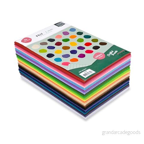 Vaessen Creative Filz multipack A4 1 mm 100 stycken, 20 x 30 cm 8716052138227