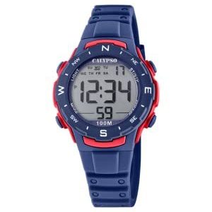 Calypso unisex digital kvartsklocka med plastrem K5801/4 8430622765704 Calypso unisex digital kvartsklocka med plastrem K5801/4 8430622765704