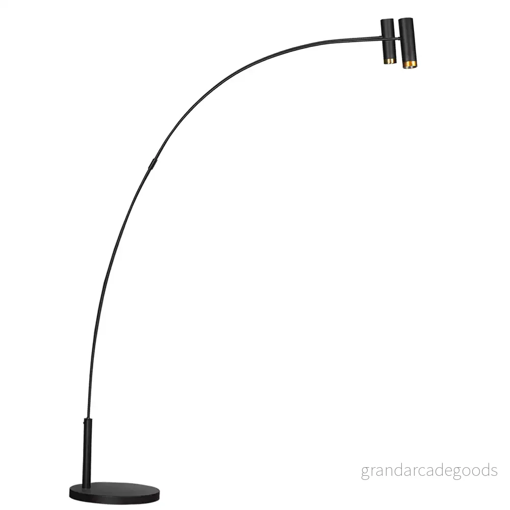 By Rydéns Puls böjd golvlampa 2fl svart matt 7391741009234