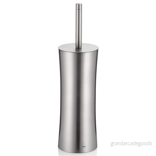 Kela badrumsgarnitur, rostfritt stål, silvermatta, elegans 4025457224966