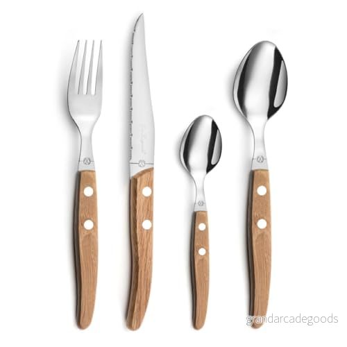 Lou Laguiole 497611AF27C46 Baldachin 24 delars set, rostfritt stål 3546690700563