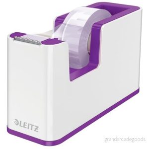 Leitz WOW Tejphållare inkl. Tejp, Vit/Lila, 53641062 4002432122141 Leitz WOW Tejphållare inkl. Tejp, Vit/Lila, 53641062 4002432122141