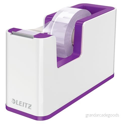 Leitz WOW Tejphållare inkl. Tejp, Vit/Lila, 53641062 4002432122141