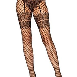 LEG AVENUE Netzstrumpfhose mit Strumpfhalteroptik, Einheitsgröße (Schwarz), 70 g 714718548395 LEG AVENUE Netzstrumpfhose mit Strumpfhalteroptik, Einheitsgröße (Schwarz), 70 g 714718548395