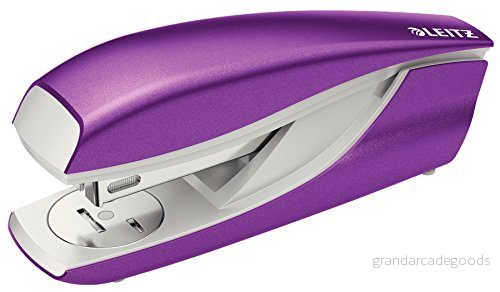 Leitz WOW Häftapparat inkl. häftklamrar, 30 ark, metall, lila, 5502162 4002432103133