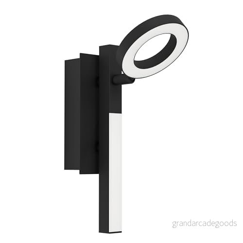 EGLO LED-takspot Cardillio 2 Svart med en ring 9008606244423 EGLO LED-takspot Cardillio 2 Svart med en ring 9008606244423
