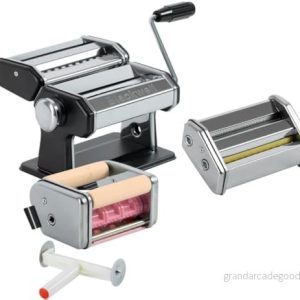 Blackwell Pastamaskin set (med 2 insatser) svart 8720955224895 Blackwell Pastamaskin set (med 2 insatser) svart 8720955224895