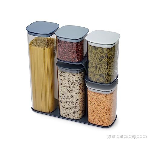 Joseph 5 Piece Storage Jar Set Podium Sky 5028420000245