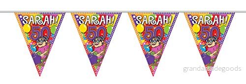 Folat 50 år Sarah Explosion Garland 10 meter 8714572224574