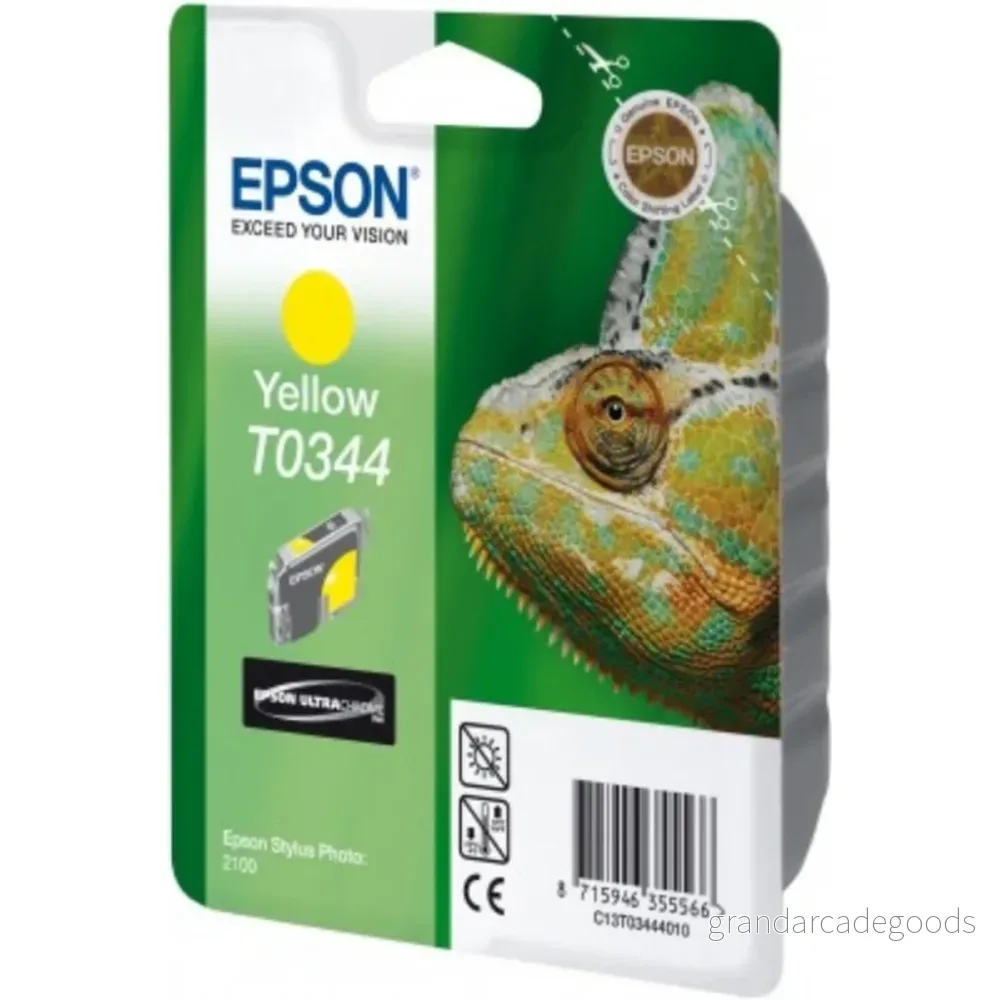 Epson T0344 Original Bläckpatron Gul 8715946355566